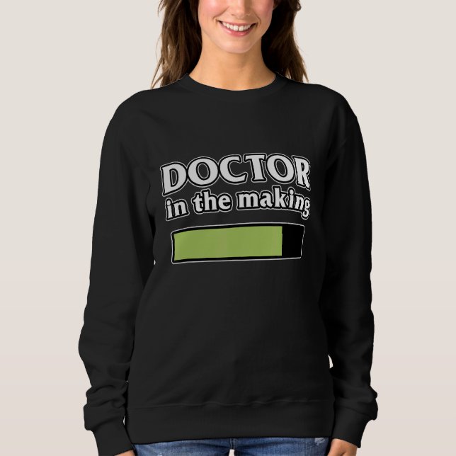 Moletom Doutora Em Fazer De Estudos Médicos Da Faculdade D (Frente)