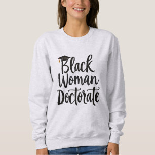 Moletom Doutorado em Mulher Negra - Capacitando a Tipograf