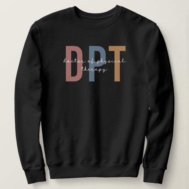 Moletom DPT Doutor em Fisioterapia Fisioterapeuta (Frente do Design)