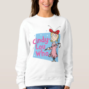 Moletom Dr. Seuss   Cindy-Lou Who - Candy Cane