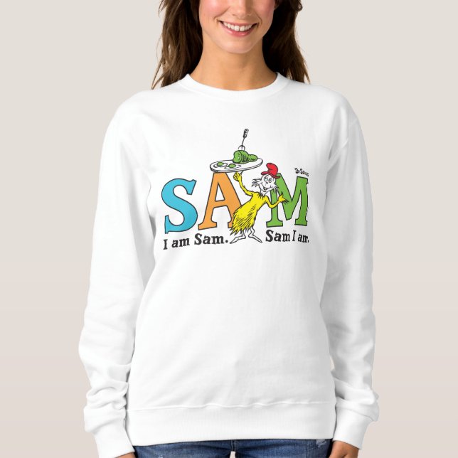Moletom Dr. Seuss | Eu sou Sam. Sam eu sou. (Frente)