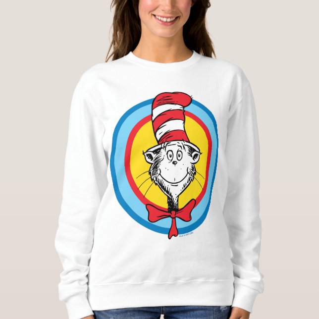 Moletom Dr. Seuss | Gato no Chapéu Gráfico da Cabeça (Frente)
