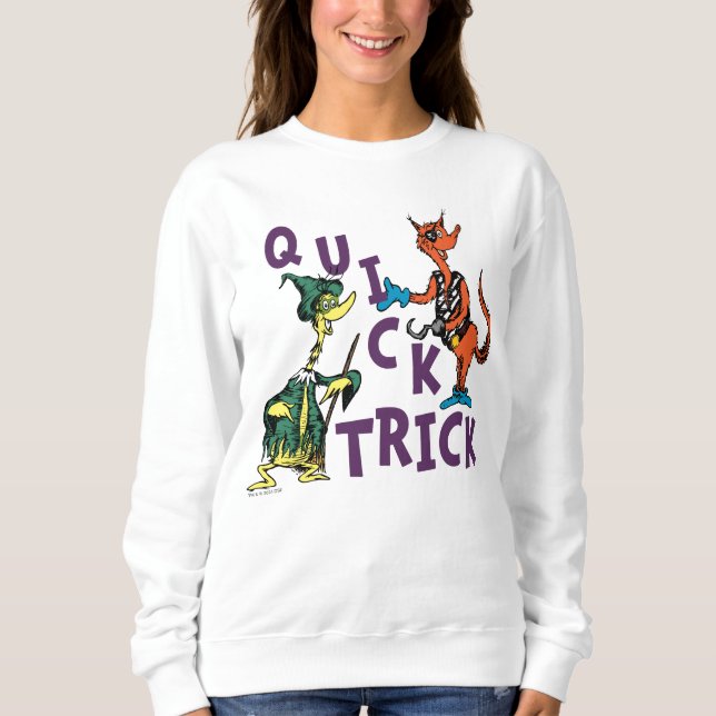 Moletom Dr. Seuss | Gráfico de Halloween da Dica Rápida (Frente)