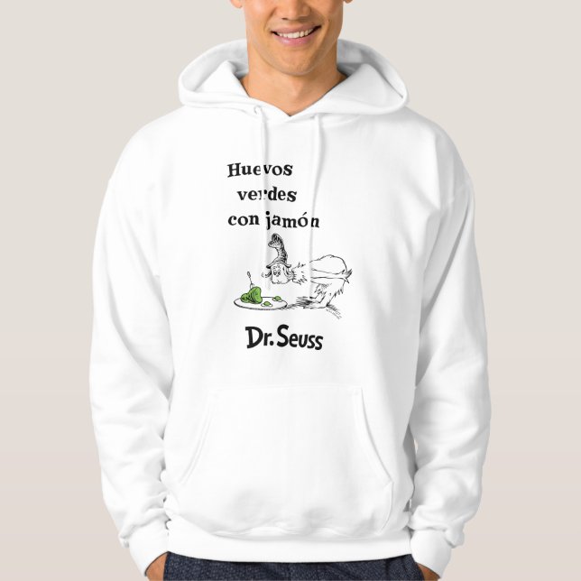 Moletom Dr. Seuss Ovos Verdes e Presunto em Espanhol (Frente)