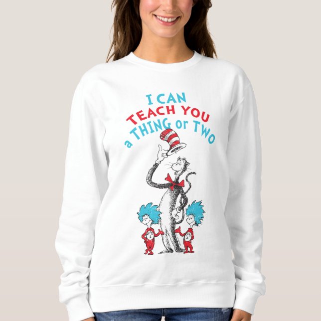 Moletom Dr. Seuss | Professor Posso te Ensinar Uma ou Duas (Frente)