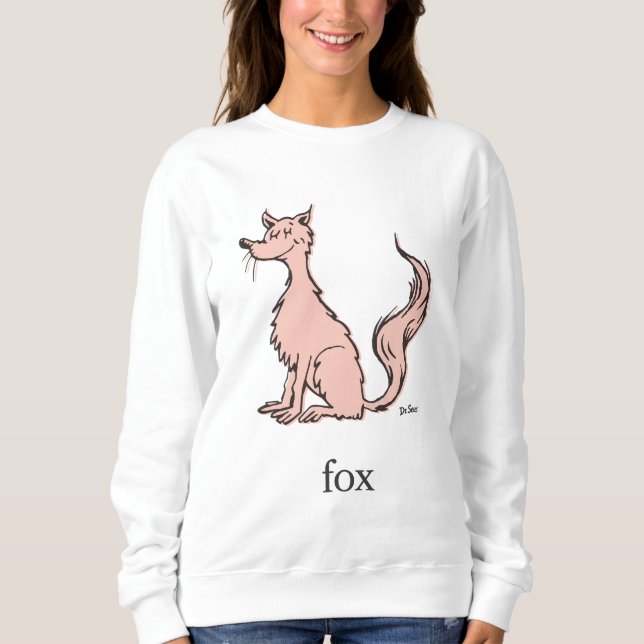 Moletom Dr. Seuss | Raposa Rosa (Frente)