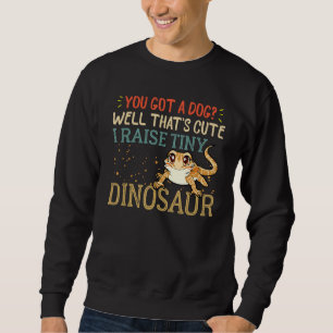 Moletom Dragão Arbordado Eu Levanto Um Pequeno Dinossauro