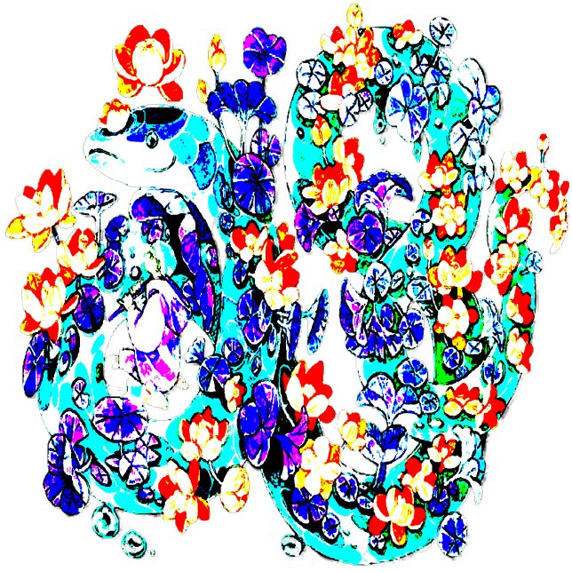 Moletom dragão floral (Criador carregado)