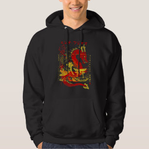 Moletom Dragão Kanji Dragon Com Torii Japonês