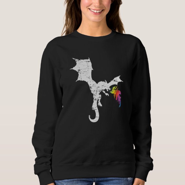 Moletom Dragão Voador Fantasia Dragão-Fogo Asiático (Frente)