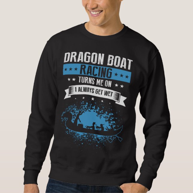Moletom Dragon Boat Coach Quote for Dragonboat and Dragon  (Frente)
