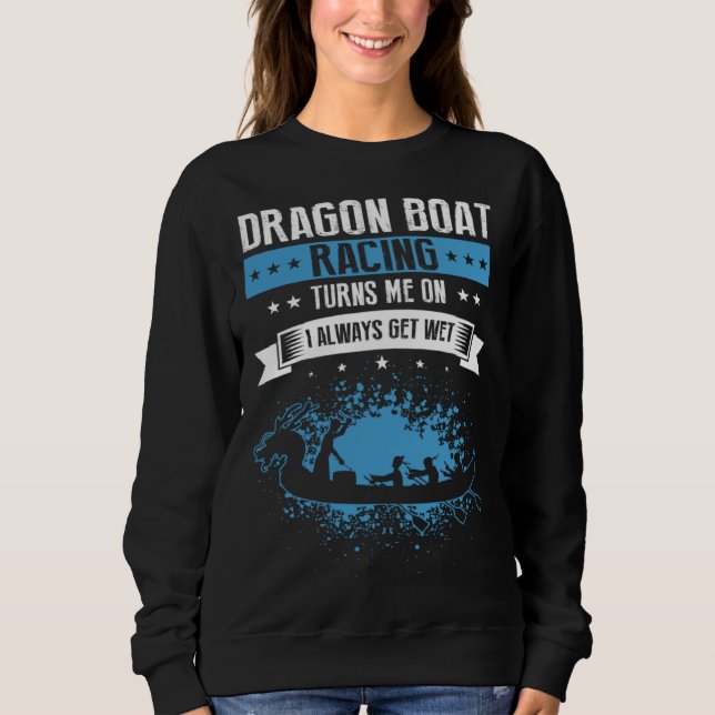 Moletom Dragon Boat Coach Quote for Dragonboat and Dragon  (Frente)