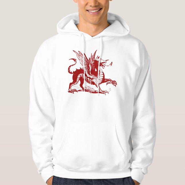 Moletom Dragon Engraving - Ruby Red (Frente)