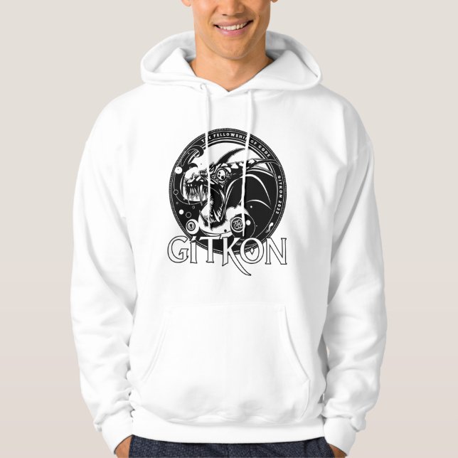 Moletom Dragon Hoodie | GitKon: A Fellowship of Code (Frente)