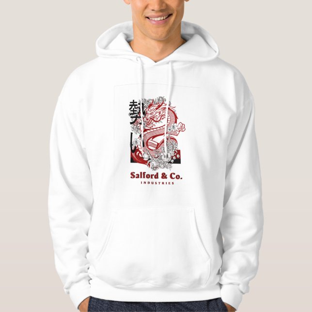 Moletom Dragon Impressão Hoodie (Frente)
