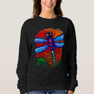 Moletom Dragonfly Color Painting Dragonflies Insetam Artis