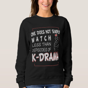 Moletom Drama Coreano Kdrama Dedo Coração Dizendo 1