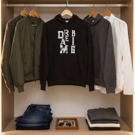 Moletom Dream Big | citação inspiradora