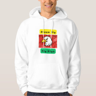 Moletom Dream Big Fly High Logo com águia