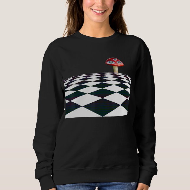 Moletom Dreamcore Weircore Roupas Estéticas Mushroom Che (Frente)