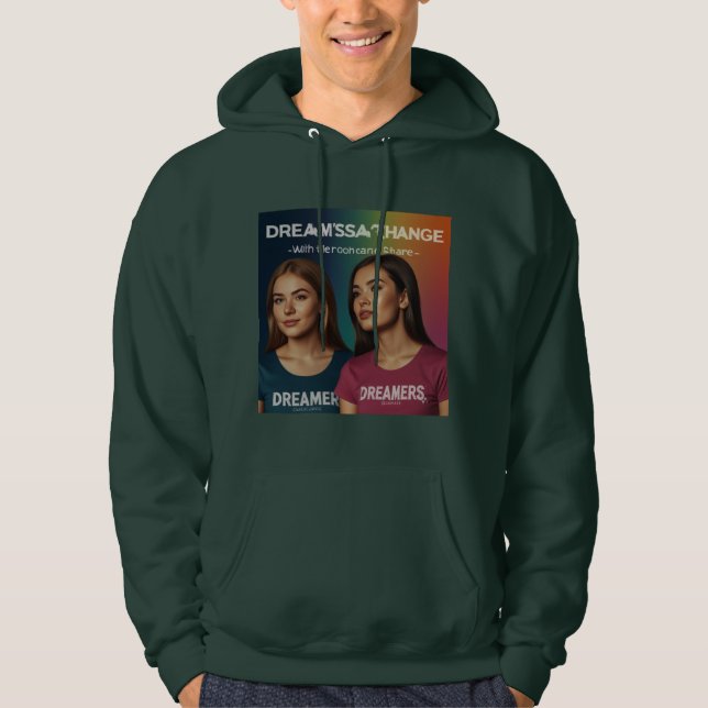 Moletom Dreamers Spark Change - Multicolor Inspirational (Frente)