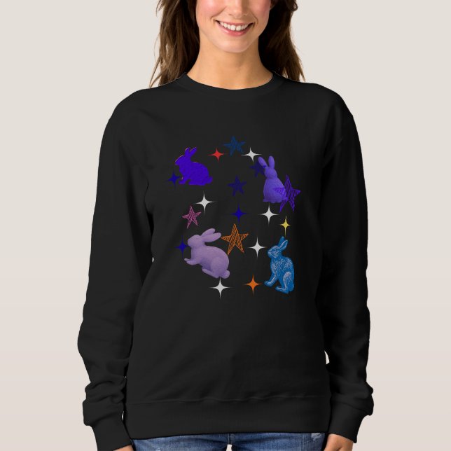 Moletom Dreamy Galaxy Bunnies (Frente)