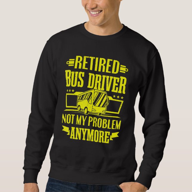 Moletom Driver de Barramento Reformado Não É Meu Problema  (Frente)