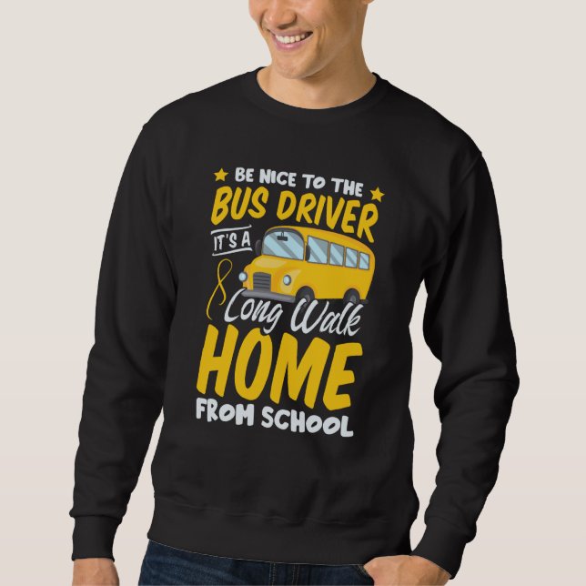 Moletom Driver School  Passion Bus Humor Sarcastic Profess (Frente)