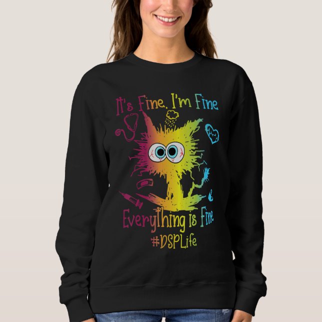 Moletom DSP Life Everything Is Fine Colorful (Frente)