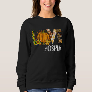 Moletom Dsp Love Fall Pumpkin Leopardo Halloween Autumn