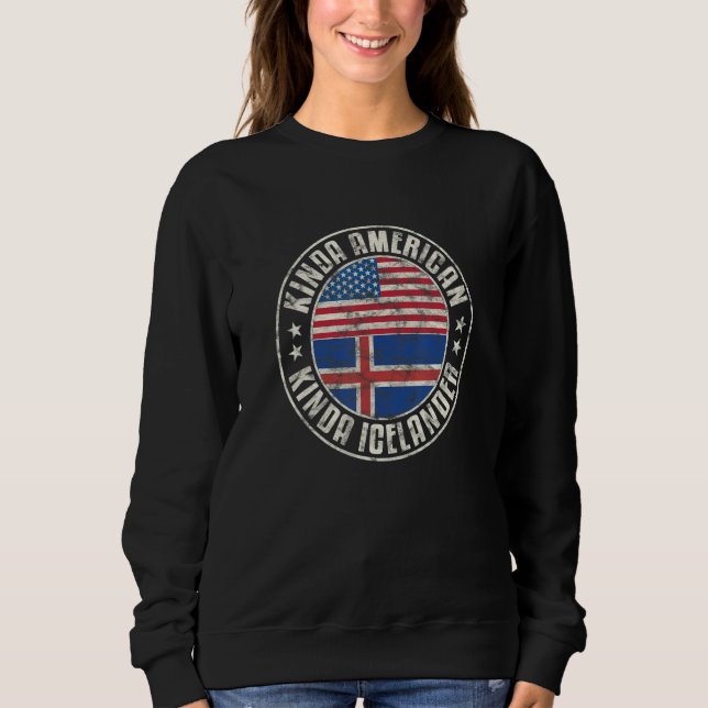 Moletom Dual Citizenship American Icelander Iceland Usa Fl (Frente)