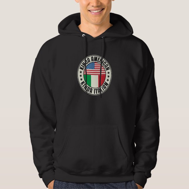 Moletom Dual Citizenship American Italian Italy Usa Flag I (Frente)