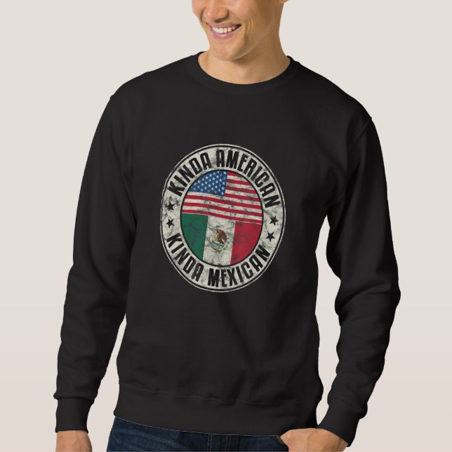 Moletom Dual Citizenship American Mexican Mexico Usa Flag_ (Frente)