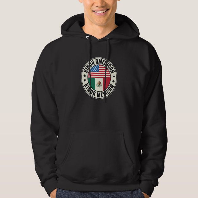 Moletom Dual Citizenship American Mexican Mexico Usa Flag (Frente)