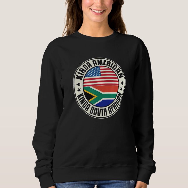 Moletom Dual Citizenship American South African Africa Usa (Frente)