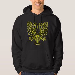 Moletom Duas Águia de Cabeça - Amarelo
