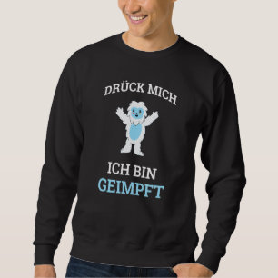 Moletom Dück Mich Ich Caixa Geimmung Hugging Yeti Flu Vacc