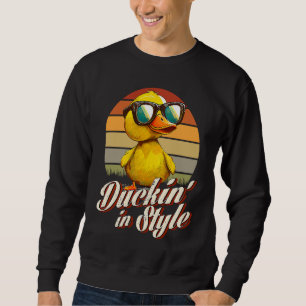 Moletom Duckin' In Style A Borracha Amarela Adora Patos