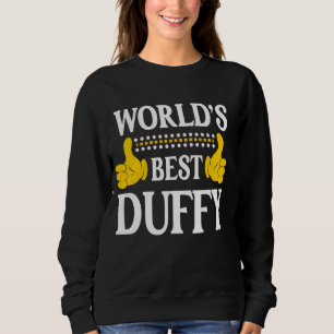 Moletom Duffy Surname Funny Team Family Sobrenome World's
