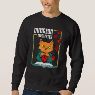Moletom Dungeon Meowster Rpg Tabletop Jogos Dm Reprodução