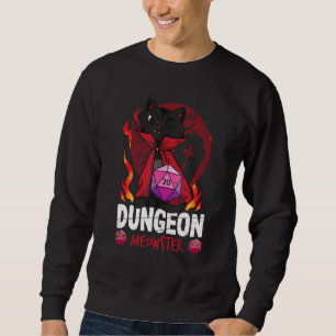 Moletom Dungeon Meowster Tabletop Gamer Nerd Cat