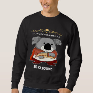 Moletom Dungeons E Bears Koala Rogue Rpg D20 Roleplay
