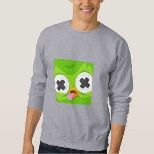 Moletom Duolingo Owl, mas ele viu algumas coisas, Sweatshi