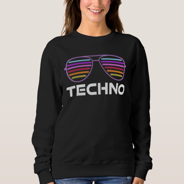 Moletom Duro Hardtekk Tekke Dj Rave Techno (Frente)