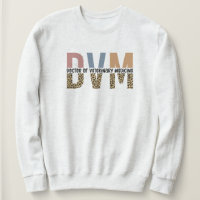 DVM Doctor Veterinary Medicine Leopard Print