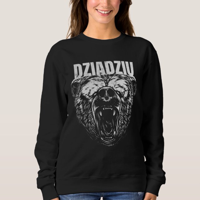 Moletom Dziadziu Bear Polish Grandpa (Frente)