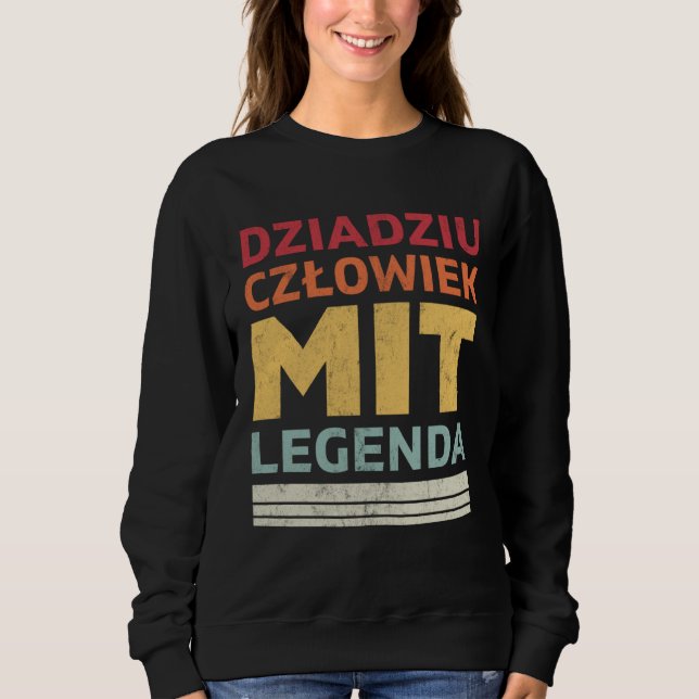 Moletom Dziadziu Legenda Polish Grandpa (Frente)