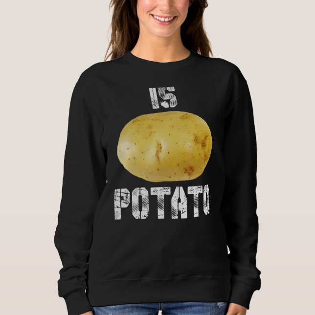 Moletom É A Batata, Como Se Vê Na Noite Tarde, É A Batata  (Frente)