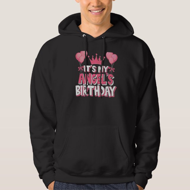 Moletom É a Celebração de Aniversário do Meu Anjo (Frente)