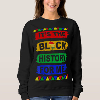 Moletom É a história negra para mim, melanina afro